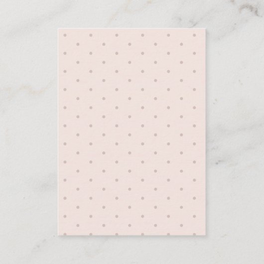 可愛いソフト赤面バチーブック赤ちゃんシャワー エンクロージャーカード (裏面)