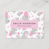 可愛いゾウ、キッズセン遊ター、アクティビティセンター 名刺 (正面)