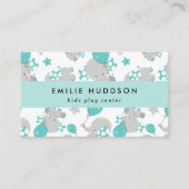 可愛いゾウ、キッズセン遊ター、アクティビティセンター 名刺 (正面)