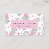 可愛いゾウ、キッズセン遊ター、アクティビティセンター 名刺 (正面)