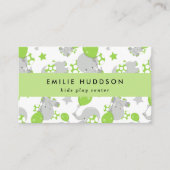 可愛いゾウ、キッズセン遊ター、アクティビティセンター 名刺 (正面)