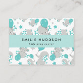 可愛いゾウ、キッズセン遊ター、アクティビティセンター 名刺 (正面)