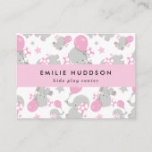 可愛いゾウ、キッズセン遊ター、アクティビティセンター 名刺 (正面)