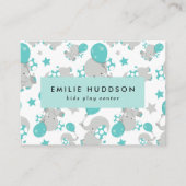 可愛いゾウ、キッズセン遊ター、アクティビティセンター 名刺 (正面)