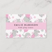 可愛いゾウ、キッズセン遊ター、アクティビティセンター 名刺 (正面)