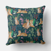 可愛いタイガージャングルママ赤ちゃんシャワー クッション (裏面)