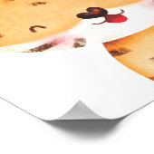 可愛いタイガー子供部屋ポスターキッズルームデコール ポスター (角)