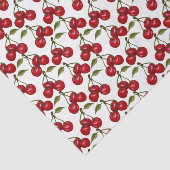 可愛いタイルさくらんぼのフルーツパターン 薄葉紙 (詳細)