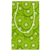 可愛いタイルのキウイのフルーツパーティー スモールペーパーバッグ (正面)