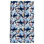 可愛いタイルビーチサメ柄パーティーバッグ スモールペーパーバッグ (正面)