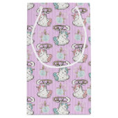 可愛いタイルベビーユニコーン スモールペーパーバッグ (裏面)