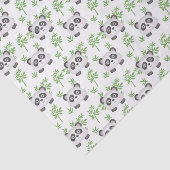 可愛いタイル張りパンダのクマパーティー 薄葉紙 (詳細)