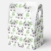 可愛いタイル張りパンダ熊パーティー小 フェイバーボックス (オープン)