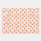 可愛いタイル張りベビー鹿ラッピング紙シート ラッピングペーパーシート (正面)