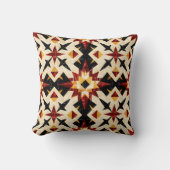可愛いタイル状の南西パターン クッション (正面)