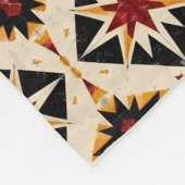 可愛いタイル状の南西パターン フリースブランケット (角)