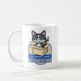 可愛いタキシード猫が好きなように コーヒーマグカップ