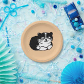 可愛いタキシード ペーパープレート (パーティー)