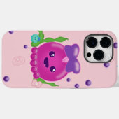 可愛いタコの赤ちゃん女の子 Case-Mate iPhoneケース (裏面 (横))