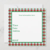 可愛いタコ好きパーティー 招待状 (裏面)