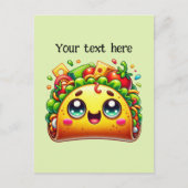 可愛いタコ好カスタマイズき ポストカード (正面)