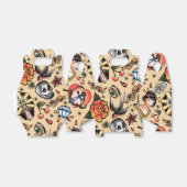 可愛いタトゥー好きのタイルパーティー フェイバーボックス (折り畳みなし)