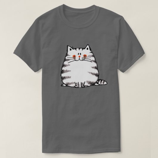 可愛いタビーキャット – かわいい子猫猫好き Tシャツ (デザイン正面)