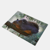 可愛いダグラス・リス・ウェルカム ドアマット (アングル)