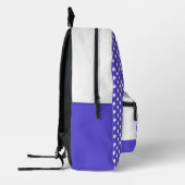 可愛いダシュントと水玉模様 プリントバックパック (左)