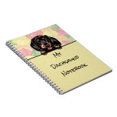 可愛いダシュントのノートを覗く ノートブック (右側)