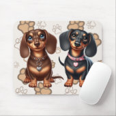 可愛いダシュントの友達 マウスパッド (マウス)