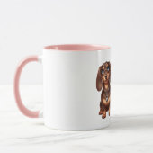 可愛いダシュントの友達 マグカップ (左)