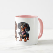 可愛いダシュントの友達 マグカップ (正面右)