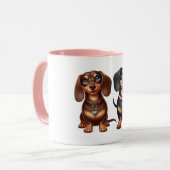 可愛いダシュントの友達 マグカップ (正面左)