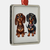 可愛いダシュントの友達 メタルオーナメント (右)