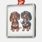 可愛いダシュントの友達 メタルオーナメント (左)