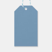 可愛いダシュントの子犬の愛犬クリスマスから ギフトタグ (裏面)