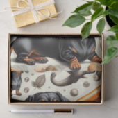 可愛いダシュント模様 薄葉紙 (ギフト)