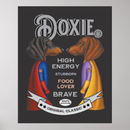 可愛いダシュント・スーパーヒーローチーム ポスター