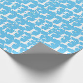 可愛いダシュント ラッピングペーパー (角)