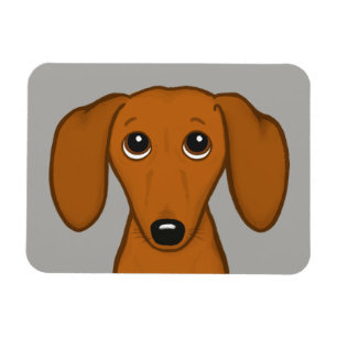 可愛いダシュント  漫画ウィーナー犬 マグネット