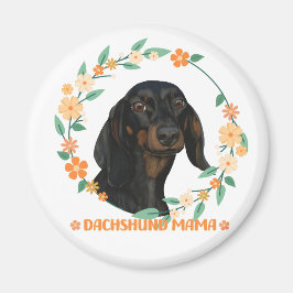 可愛いダシュント – Dachshund Mama マグネット