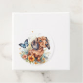 可愛いダシュンドパピーありがとう フェイバータグ (インサイチュ)