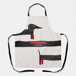 可愛いダッカラフルシュント恋人エプロン エプロン