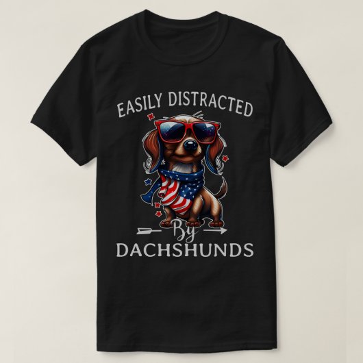 可愛いダックシャンド1 Tシャツ (デザイン正面)