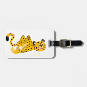 可愛いダッシュマンガのチーズ荷物タグ ラゲッジタグ (正面横)