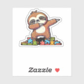 可愛いダビング自閉症意識自閉症の子供 シール (シート)