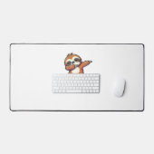 可愛いダビング自閉症意識自閉症の子供 デスクマット (キーボード&マウス)