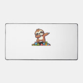 可愛いダビング自閉症意識自閉症の子供 デスクマット (正面)