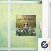 可愛いダルマチアンパピーinデイジー ウィンドウサイン (ホーム)